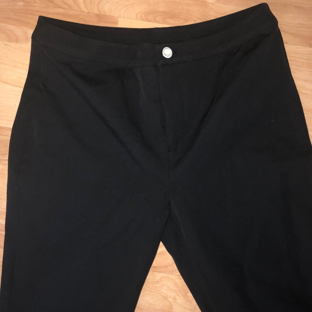 Lyssé cropped black denim leggings
